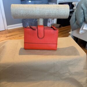 ANTONIO MELANI Vibrant Orange Wallet